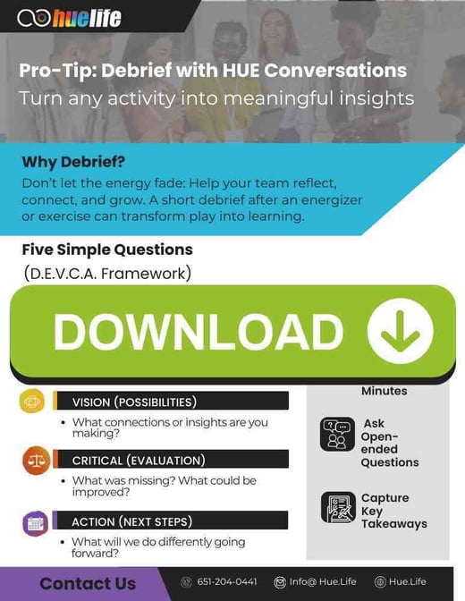 Pro-Tip Debrief with HUE Conversations