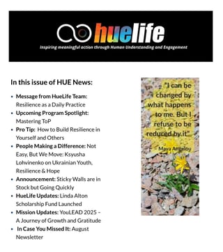September 2025 Newsletter Thumbnail