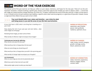 Word of the Year Exercise